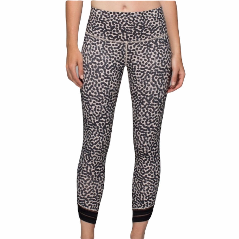 Lululemon High Times Pants Ace Spot Grain Blk